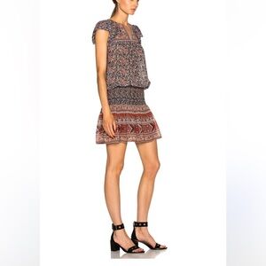 ULLA JOHNSON ‘Simone’ Floral Silk Dress • M